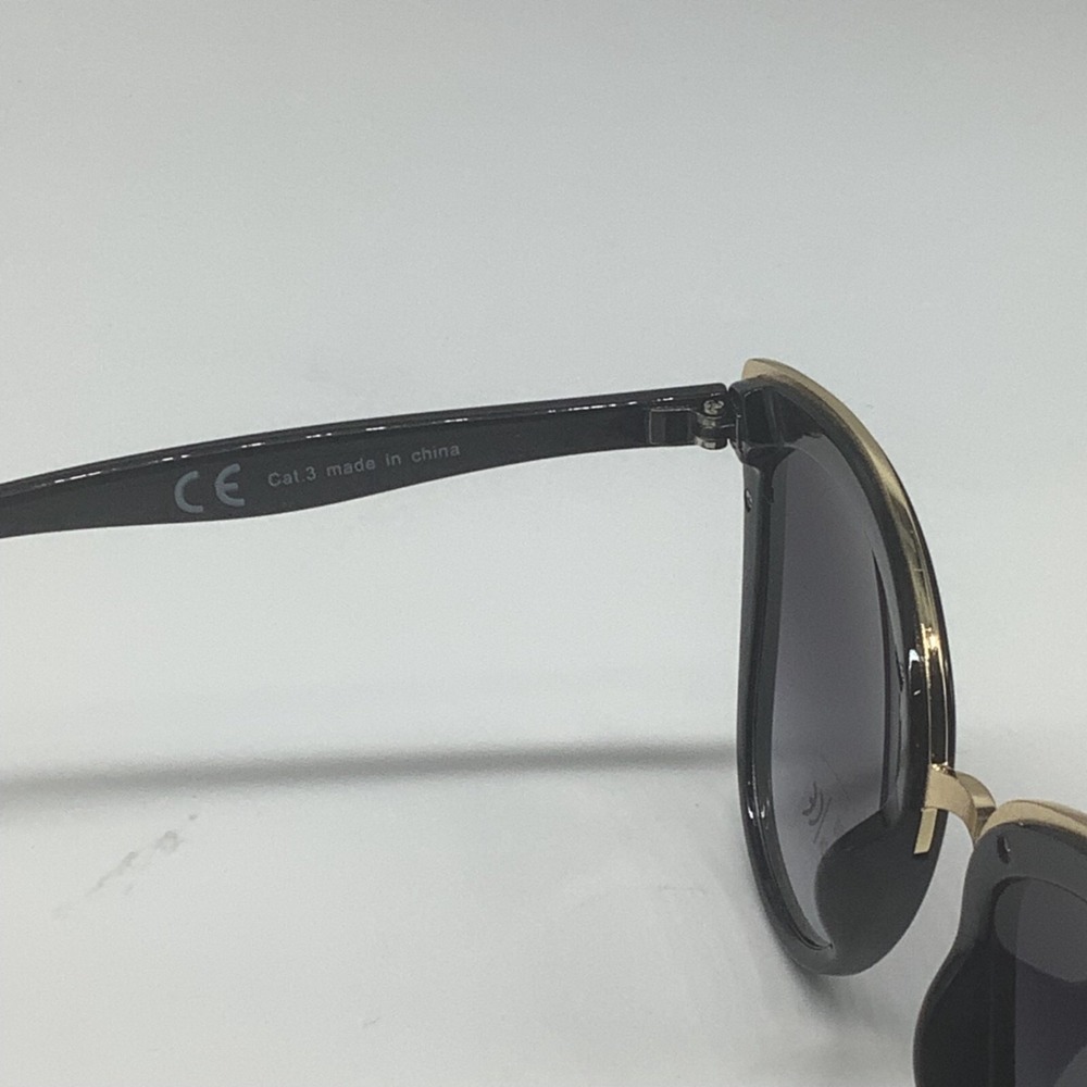 Retro Cat Eye Sunglasses‎ Women's UV400 Gradient Sunglasses Black - Picture 4 of 7